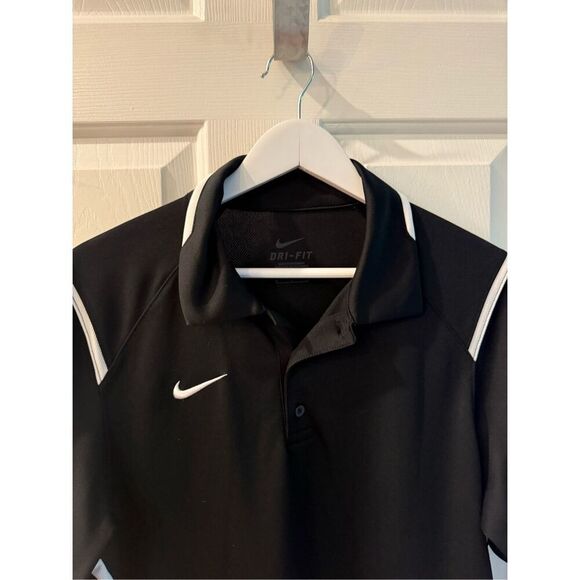 Nike Black Dri-Fit Polo Shirt sz S EUC - Picture 2 of 6